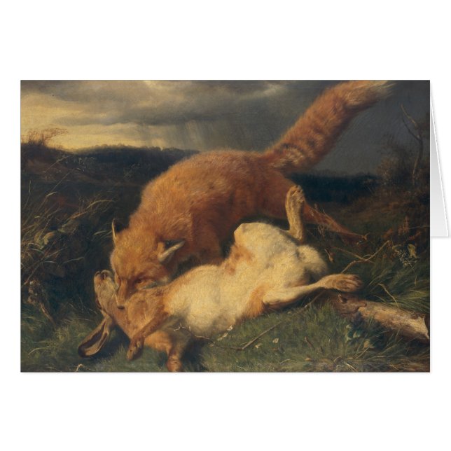 Fox en Hare, 1866 (Voorkant Horizontaal)