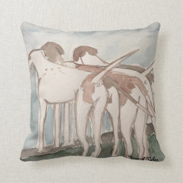 Fox en Hounds Pillow Kussen