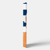 Fox- en Navy Stripes iPad-tas Case-Mate iPhone Case (Achterkant / Rechts)