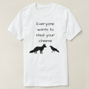 Fox en rij t-shirt