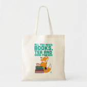 Fox- en theeboeken en vrienden-Canvas tas (Voorkant)