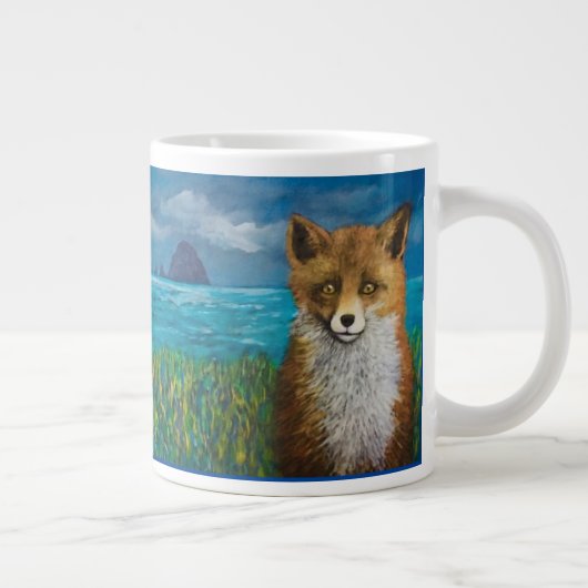 Fox- en Wolf-mok Extra Grote Beker (Rechts)
