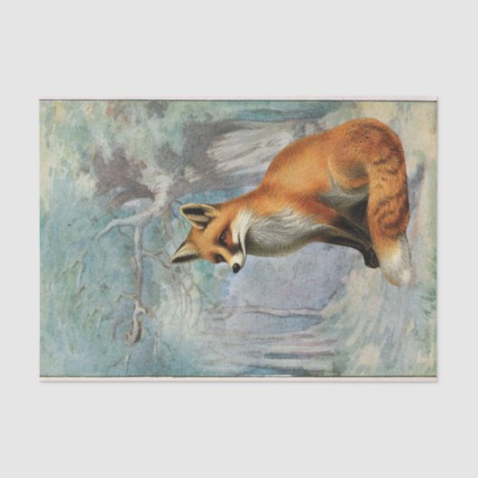 Fox Enchanted Forest Woodland Sprookjesdecoupage Tissuepapier (Voorkant)