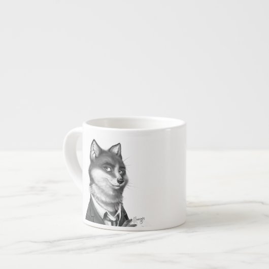Fox Espresso Mok (3/4) (Voorkant links)