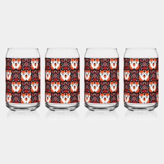 Fox Et Nature Art Populaire Nordique (Recto)