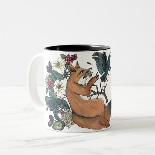 Fox et tasse de corneille (Devant gauche)