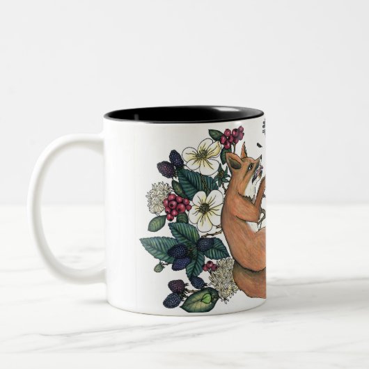 Fox et tasse de corneille (Gauche)