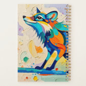 Fox Expressive abstrait animal art design (Dos)