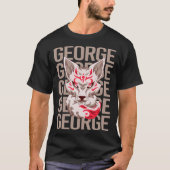 Fox Face - George Name T-shirt (Voorkant)