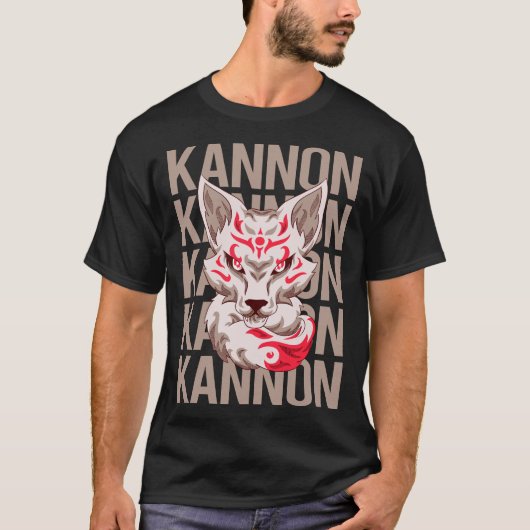 Fox Face - Kannon Naam T-shirt (Voorkant)