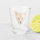 Fox Face Shot Glas (Achterkant)