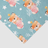 Fox Feestdagen aanpassen Tissuepapier (Detail)