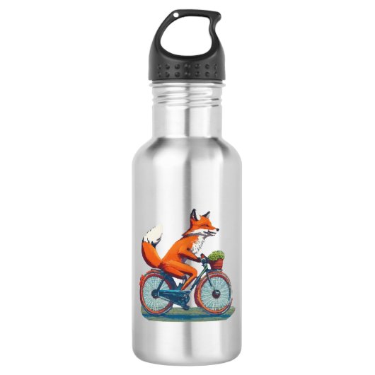 Fox-fiets Waterfles (Voorkant)