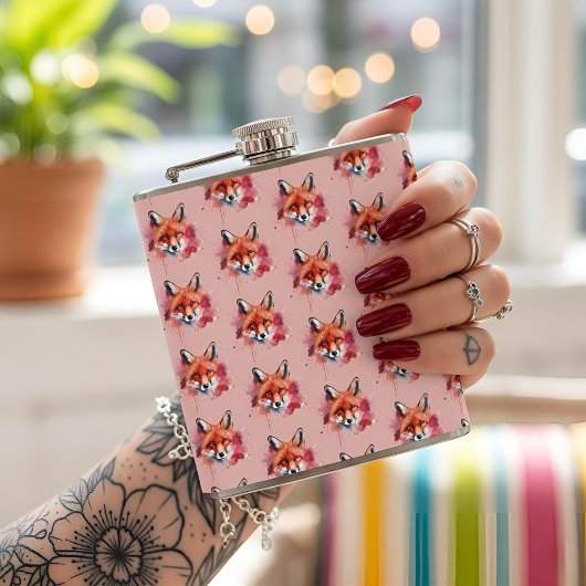 Fox Flask Heupfles