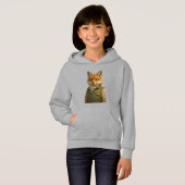 Fox Forest Ranger • Sweat à capuche pour filles (Devant entier)