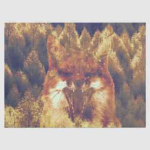 Fox Forest Tissue Paper Tissuepapier