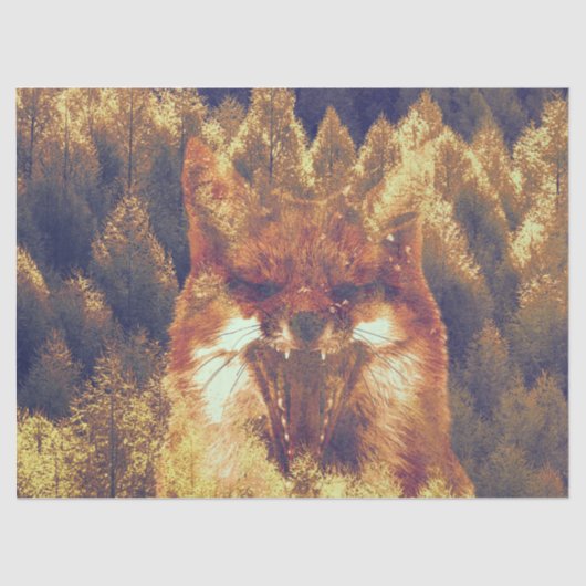 Fox Forest Tissue Paper Tissuepapier (Voorkant)