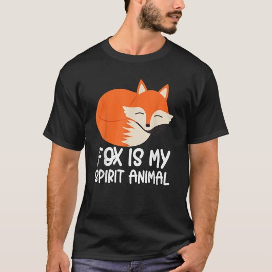 Fox Foxes Fox Is My Spirit Animal T-shirt (Voorkant)