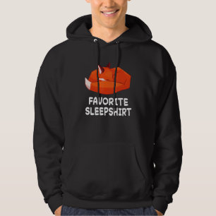 Fox Foxes Nap Sleeping Sleep Pajama Pajamas Nightg Hoodie