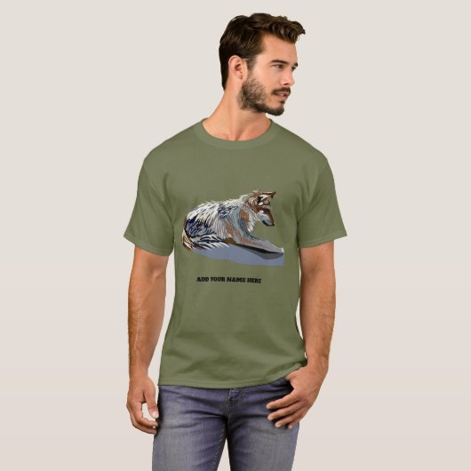 Fox Foxies Gray Fox Gray Fox T shirten T-shirt (Voorkant volledig)