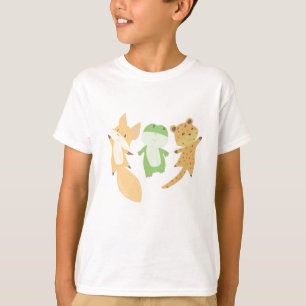 Fox Frog Leopard Dierenvrienden Funny Animals T-shirt