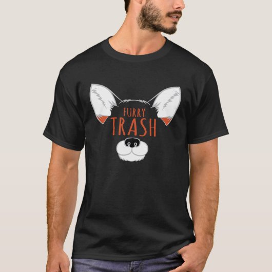 Fox  Furry Trash T-shirt (Voorkant)