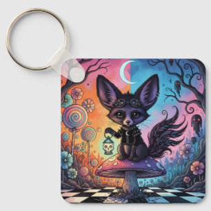 Fox gedeeld door de Twilight Realms Sleutelhanger