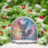 Fox gedeeld door de Twilight Realms Sneeuwbol (Kerstmis)