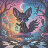 Fox gedeeld door de Twilight Realms Sticker (Voorkant)