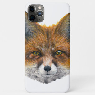 Fox gelaat - Schilderen in acryl iPhone 11 Pro Max Hoesje