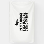 FOX HAIR IS VOORWAARDE SPANDOEK (Verticaal)