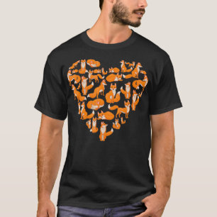 Fox hartminnaar Foxes houdt van cadeautjes voor me T-shirt