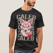 Fox Head - Caleb naam T-shirt (Voorkant)
