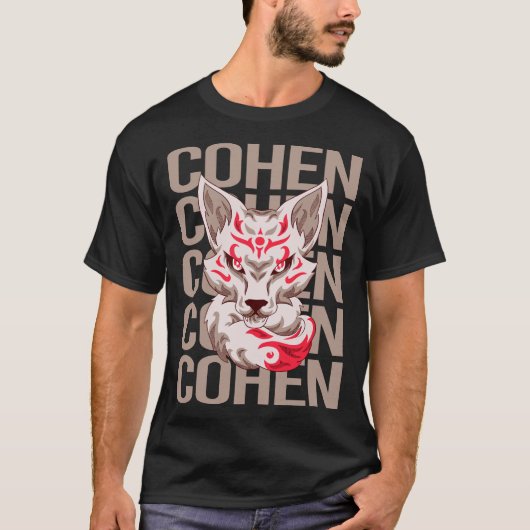 Fox Head - Cohen naam T-shirt (Voorkant)