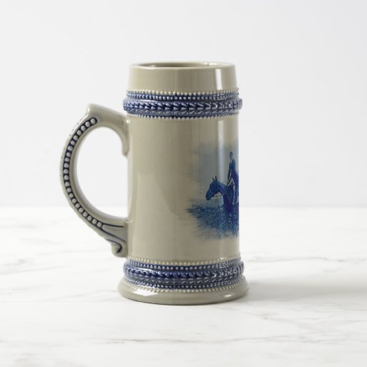  Fox Hunt Ceramic Tankard Bierpul (Links)
