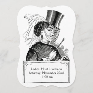 Fox Hunt Club Lady Lunch Party Equestrian Kaart