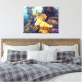 Fox Hunt Josef Navrátil na 1850 Canvas Afdruk (Insitu (Slaapkamer))