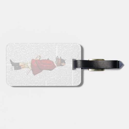 Fox Hunter 1 2 Bagagelabel (Achterkant horizontaal)