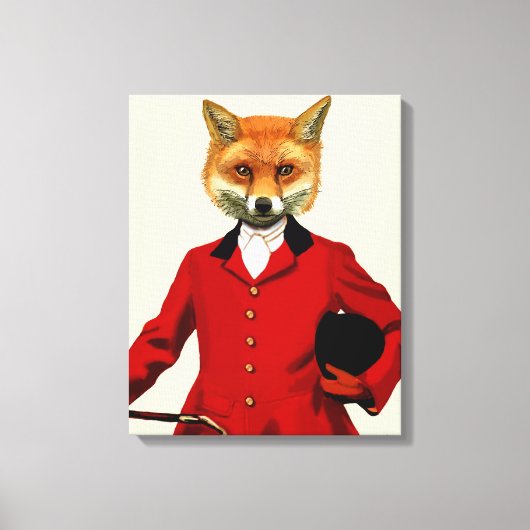 Fox Hunter Canvas Afdruk (Voorkant)