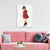 Fox Hunter Canvas Afdruk (Insitu (Woonkamer))