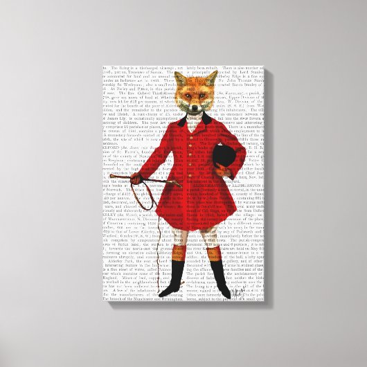 Fox Hunter Canvas Afdruk (Voorkant)