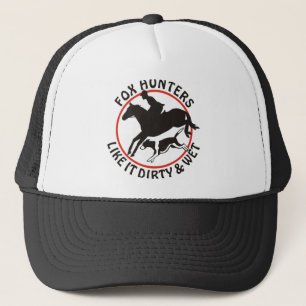 Fox Hunters houden van het vuile en natte Trucker Pet