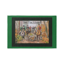 Fox Hunting Door Mat