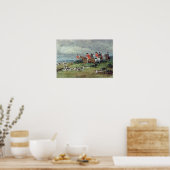 Fox Hunting in Surrey, 19e eeuw Poster (Keuken)