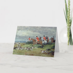 Fox Hunting in Surrey, 19th century Kaart