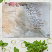 Fox Hunting Scene Tea Towel (keukenhanddoek) Theedoek (Gevouwen)