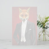 Fox in de Eeuwige Suit, portret Briefpapier (Staand voorkant)