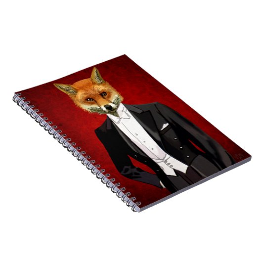 Fox in de Eeuwige Suit, portret Notitieboek (Rechterzijde)
