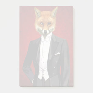 Fox in de Eeuwige Suit, portret Post-it® Notes