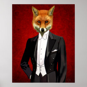 Fox in de Eeuwige Suit, portret Poster